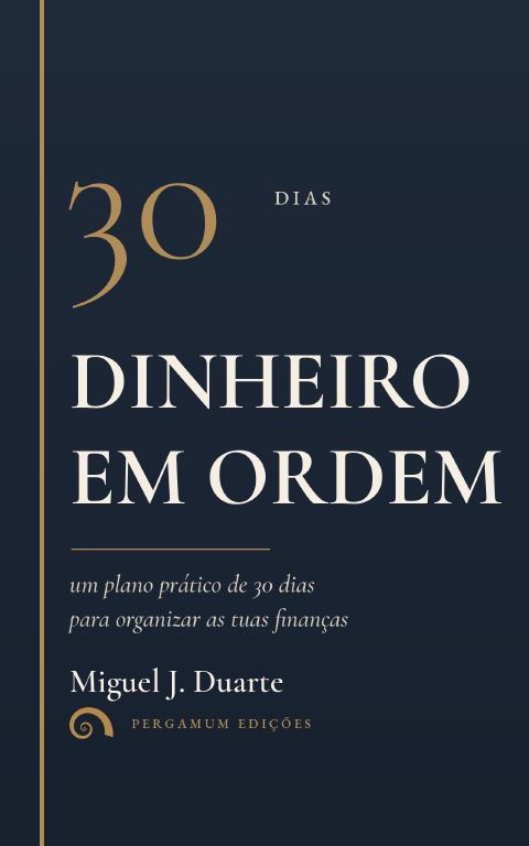 Capa de Dinheiro em Ordem, de Miguel J. Duarte